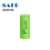SAFD 18500DB  high quality 3.6V 2400mah A-grade 7.2A high capacity 18500 lithium battery
